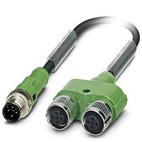 PHOENIX CONTACT 1436217 Sensor Cables / Actuator Cables SAC-4PY-MS- 0 6/2XF 2 FML-1 MALE 0.6M