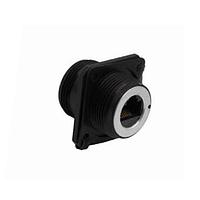Bulgin PXM06295FANBKUS Connectors Black Anodised Aluminium Flange Mount Connector - Unshielded - Cat5e Female
