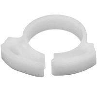 HellermannTyton SNP12A10M4 Conduit Clips Snapper Hose Clamp, 0.61 - 0.72" Bundle Diameter, POM, White, 1000/pkg