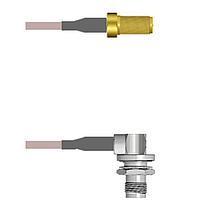 Amphenol Custom Cable Q-710480005018i RF Cable Assemblies SMA-SJ/TNC-RJB G316 18I