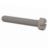 Essentra Components 3231218200FT Slotted Hex Slotted Hex Screw, 5/16-18 Full Thread, 2 Lg