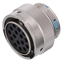 Amphenol SINE Systems AHDM06-24-16SR Connectors Plug Kit, Shell Size 24, 16 positions, socket, reduced diameter seal, wide thread