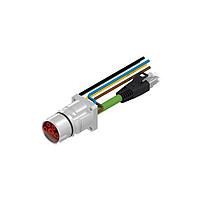 Amphenol CONEC 58-22008 Ethernet Cable ENP-23-1-FSV1Pbu4PEDst4-45S-RS8.36-2/G6/400/034
