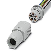 PHOENIX CONTACT 1047360 Circular Metric Connectors IPD WD 5P2 5 0 5 M25 GY