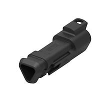 DEUTSCH - TE Connectivity 934442601 Connectors 3CCT BLACK RECEP W/LARGE SEAL & HS