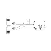 Molex 1200980194 Sensor Cables / Actuator Cables MIC 5P FP 90D TO HORIZ DSUB 1M