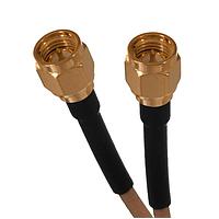 Johnson / Cinch Connectivity Solutions 415-0204-MM200 RF Cable Assemblies STR SMA PLG-STR SMA PLG RG174 200mm