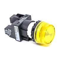 Omron Automation and Safety M22N-BP-TYA-YC Panel Mount Indicators / Switch Indicators Projected Yellow 24 VAC/DC