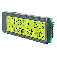 DISPLAY VISIONS EA DIP162-DHNLED LCD Character Display Modules Yel/Green Contrast Yl/Grn LED Backlight