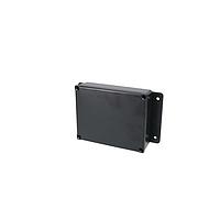Bud Industries CU-4473-B Enclosures Econobox Diecast Aluminum Box with Mounting Bracket Black (4.7 X 1.3 X 3.7 In)