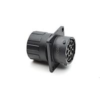 Amphenol SINE Systems RTS014N12SHEC03 Connectors RCP SQ FL 12POS SZ 14 SCKT SEAL