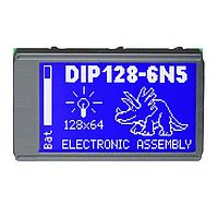 DISPLAY VISIONS EA DIP128-6N5LW Graphic LCD Modules Black/White Contrast White LED Backlight
