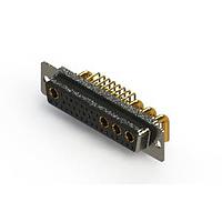 EDAC 630-36W4240-3T1 Mixed Contact D-Sub Connectors Right-angle Power Combo D-Sub Connector