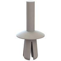 Essentra Components 61PR200000 Push-In Rivet Push Rivet, .187 Hole, .156-.281 Panel Thk