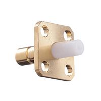 Radiall R114413000 Panel Receptacles SMB / ADJUSTABLE SQUARE FLANGE JACK RECEPTACLE WITH CYLINDRICAL CONTACT