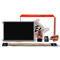 4D Systems SK-70DT-Pi Starter Kits Starter Kit for uLCD-70DT-PI with 4GB Industrial microSD Card