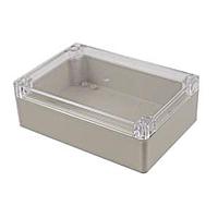 Hammond Manufacturing RZ0313C Enclosure BEIGE ABS W/CLR LID 6.73x 4.76x 2.17 IN