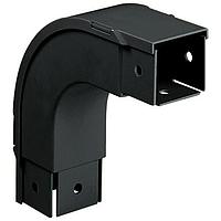 Panduit FOVRA4X4BL Fitting, Right Angle Fitting and Cover, Outside Vertical 90o,