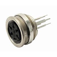 Amphenol Tuchel T 3403 330 Connectors FRONT MOU F RECPTL 6C SILVER