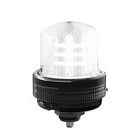 Banner Engineering K100B-BLYAQ Daylight Visible Beacon K100 Basic Daylight Visible Beacon: 1-Color Indicator; 12-48 V dc; Polycarbonate; IP66; Yellow; Audible; 5-pin M12 Integral QD