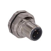 Amphenol CONEC 43-01032 M12 Male Socket 4P PCB SOLDER M12 BACK MNT PLUG