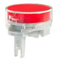 NKK Switches AT4013JC Cap, Round RND CLR LNS/RED FLTR LB W/ INCNDSCNT LAMP