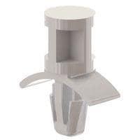 Essentra Components PS-3-01 Push Spacer CB Spt,Rest Mnt,Natural,3/16 in Spc