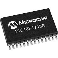 Microchip Technology PIC16F17156-I/SO Microcontrollers 28KB Flash, 2KB RAM, 128B EEPROM, 12b Diff. ADCC, 1xOP-AMP, 2x16-bit dual PWM