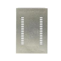 Chip Quik IPC0163-S Sockets & Adapters SOIC-32 Stainless Steel Stencil
