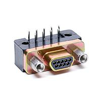 ITT Cannon MDM-9PCBRP Micro-D D-Sub Connectors MICRO 9 M PC R/A JACKP