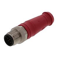 Molex 120076-8035 Straight PLUG M12 8P AC MA STR SE BRASS AU