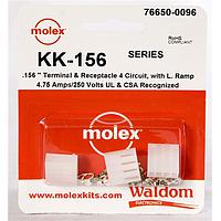 Molex 76650-0096 Connector Kits KK-156 Connector Kit Recep and term 4Ckt