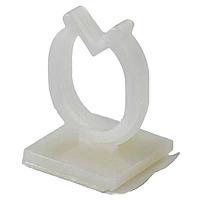 Essentra Components SHKBS-8-01A-RT Cable Mounting & Accessories Harness Clip,Spcr,Adh Mnt,Nat,1/2 in