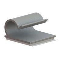 Essentra Components KKC-5-RT Clip Clip,C Style,Adh Mnt,Grey,5/16 in Hld