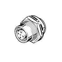 Omron Automation and Safety XS2P-D422-1 Circular Metric Connectors Socket FrontLock PCB ThruHole Pin Shape