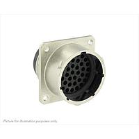 Eaton Souriau-Sunbank UT0W02041PWH Receptacles Male square flange receptacle IP67, 96 h salt spray, keying W