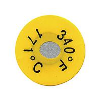 OMEGA TL-S-260 Single Dot Non-Reversible Temperature Label (260 °F)