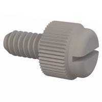 Essentra Components 091024037TEG Knurled Screw Slotted Thumb Screw, #10-24 Thread, 3/8 Lg