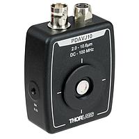 THORLABS PDAVJ10 HgCdTe (MCT) Amplified Photodetectors (2.0 - 10.6 µm,  Switchable Gain)
