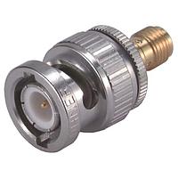 HUBER+SUHNER 33_BNC-SMA-50-1/1--_UE RF Adapters - Between Series BNC plug(m) to SMA jack(f)