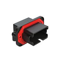 Amphenol SINE Systems AT13-12PB-BM21CP Automotive Connectors 12 Position 90  Flange Mount PCB Receptacle