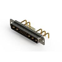 EDAC 629-17W5250-1N1 Mixed Contact D-Sub Connectors Right-angle Power Combo D-Sub Connector