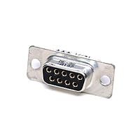 ITT Cannon DE-9S-A197 Receptacle Standard D-Subminiature