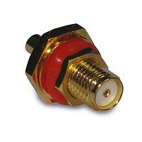 Amphenol RF 132105 Connectors SMA BULKHEAD JACK .085 S/R GOLD