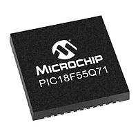 Microchip Technology PIC18F55Q71-E/6LX 8-bit Microcontrollers - MCU 32KB Flash, 2KB RAM, 2x OPA, 12-bit differential ADCC with computation, 8/10-bit