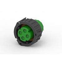 AMP Connectors - TE Connectivity 3-967325-1 Housings 2,5MM BU-GEH 4P,GN