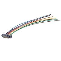 Harwin M80-FC21268FC-0150L Discrete Wire Cable Assemblies 2X6 FML J-TEK SINGLE WITH 101LOK