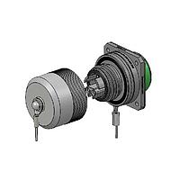 Amphenol FSI FS4H6000-3A13K Connectors REC, FLANGE EXT,BLK GLOSS,KEY1 FEMALE DUST CAP KIT (4) MTFP1100C, (2) MTFP1175