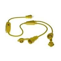 Molex 1301540040 Cable Connectors MOLDED Y-SPLICE 3' 12-3 GFCI (1)1447&(2)
