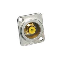 Amphenol Audio ACJD-YEL Panel Mount Jack RCA/D-SHELL CONN